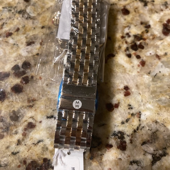 MICHELE Deco Madison Two-Tone 18k Gold-Plated Diamond Watch - Picture 4 of 7